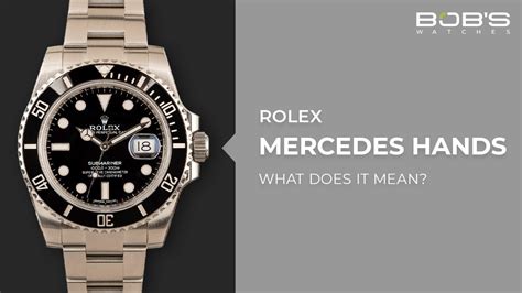 Why Do Rolex Sports Watches Use “Mercedes” Hands and What Does I.